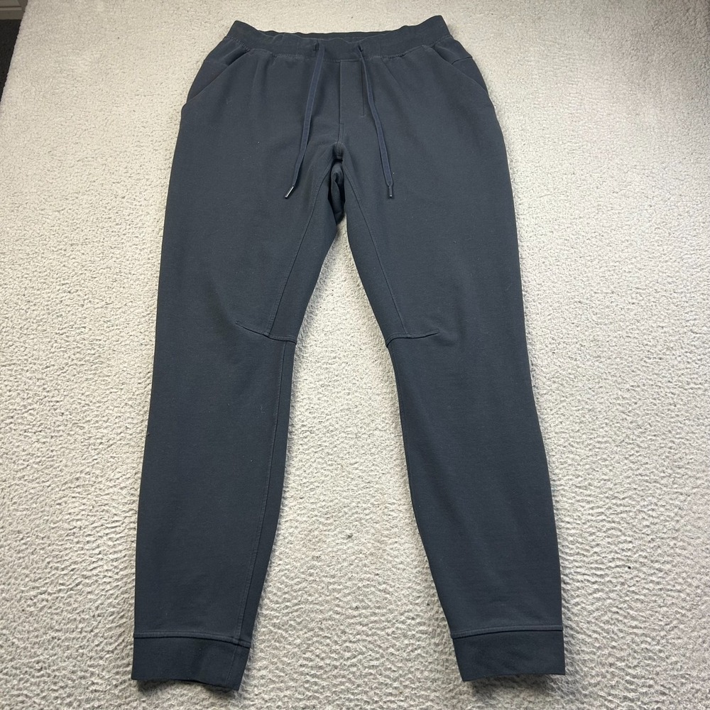 Lululemon Pants Mens Large Tall Blue City Sweat Jogger Athletic Zip Pocket